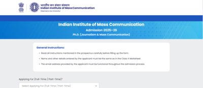 IIMC PhD admissions 2025-26: Registration window opens at iimc.gov.in; check eligibility, key dates and direct link to apply