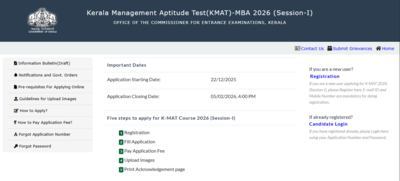 KMAT 2026 exam session 1 postponed to February 22, registration deadline extended: Details here