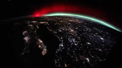 NASA captures a rare red and green aurora over Europe from the International Space Station; here’s what caused it |
