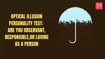 Optical illusion personality test: Stars, city or umbrella? What you see first reveals if you are observant, responsible or loving as a person |