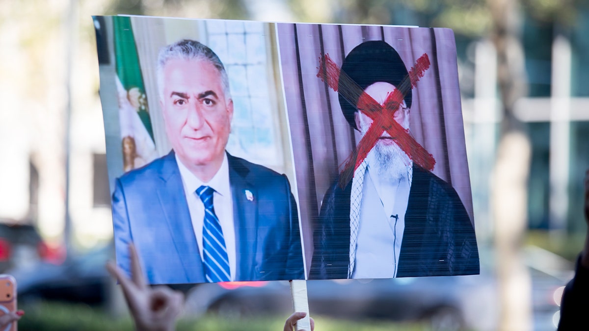 Iranian state TV hacked shows Crown Prince Reza Pahlavi amid protests