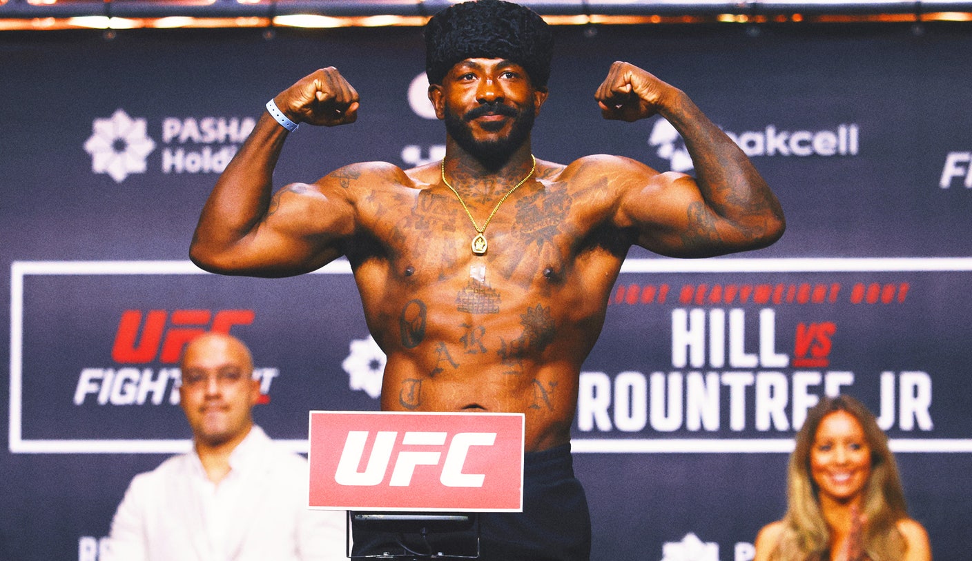 2025 UFC Fight Night Odds: Khalil Rountree, Jamahal Hill Tied On Board