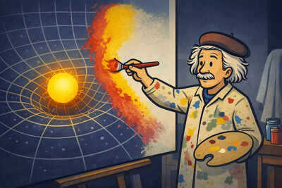 Theory of relativity for dummies: How Albert Einstein repainted space and time |