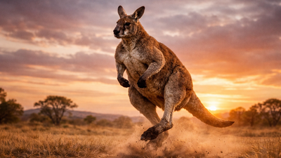 Weight is not an issue: How a 250kg kangaroo could still hop on two legs |