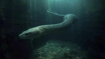 World’s largest sea snake was a 12-metre giant that may have eaten sharks |