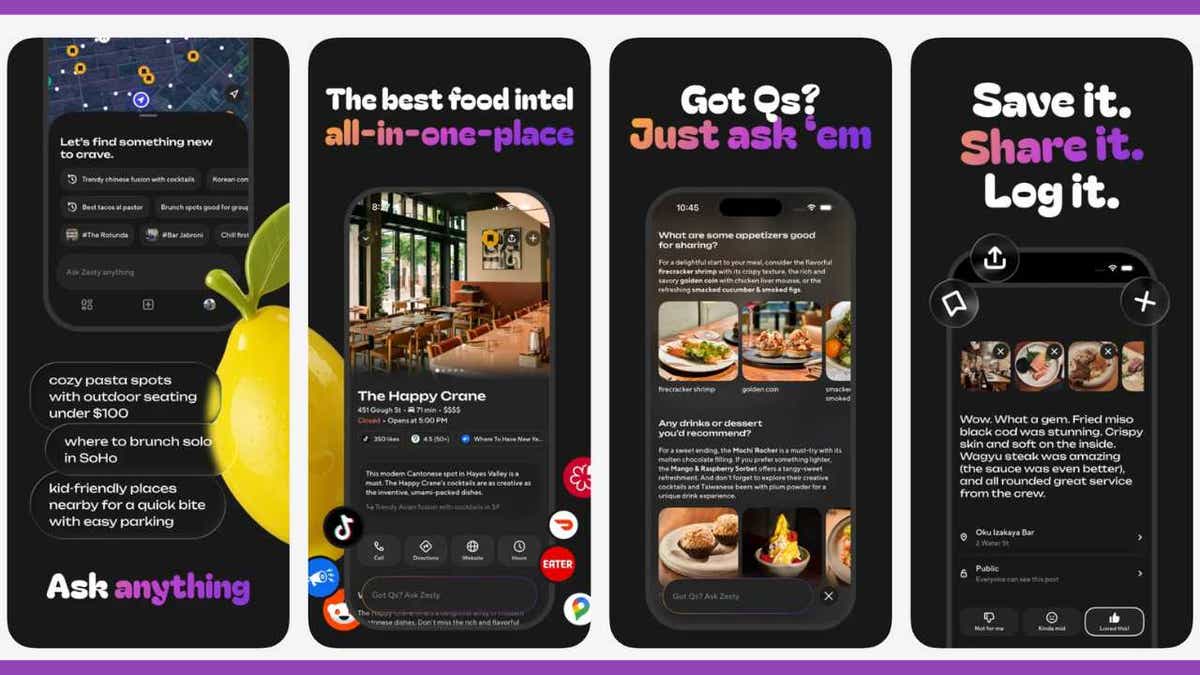 DoorDash launches Zesty AI app for restaurant discovery and social features