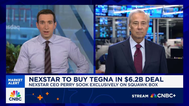 Trump backs Nexstar’s proposed acquisition of Tegna