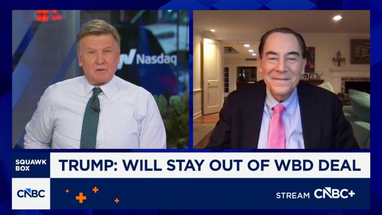 Trump to stay out of Netflix, Paramount fight over WBD