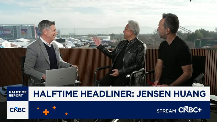 Nvidia rises 7% as CEO says 0 billion capex buildout is sustainable