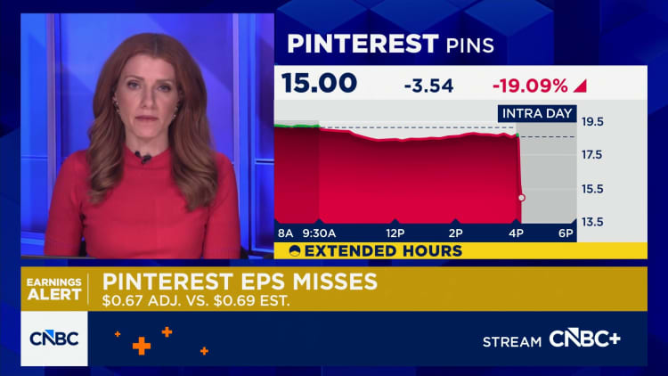 Pinterest share price falls 17% as tariffs hit earnings