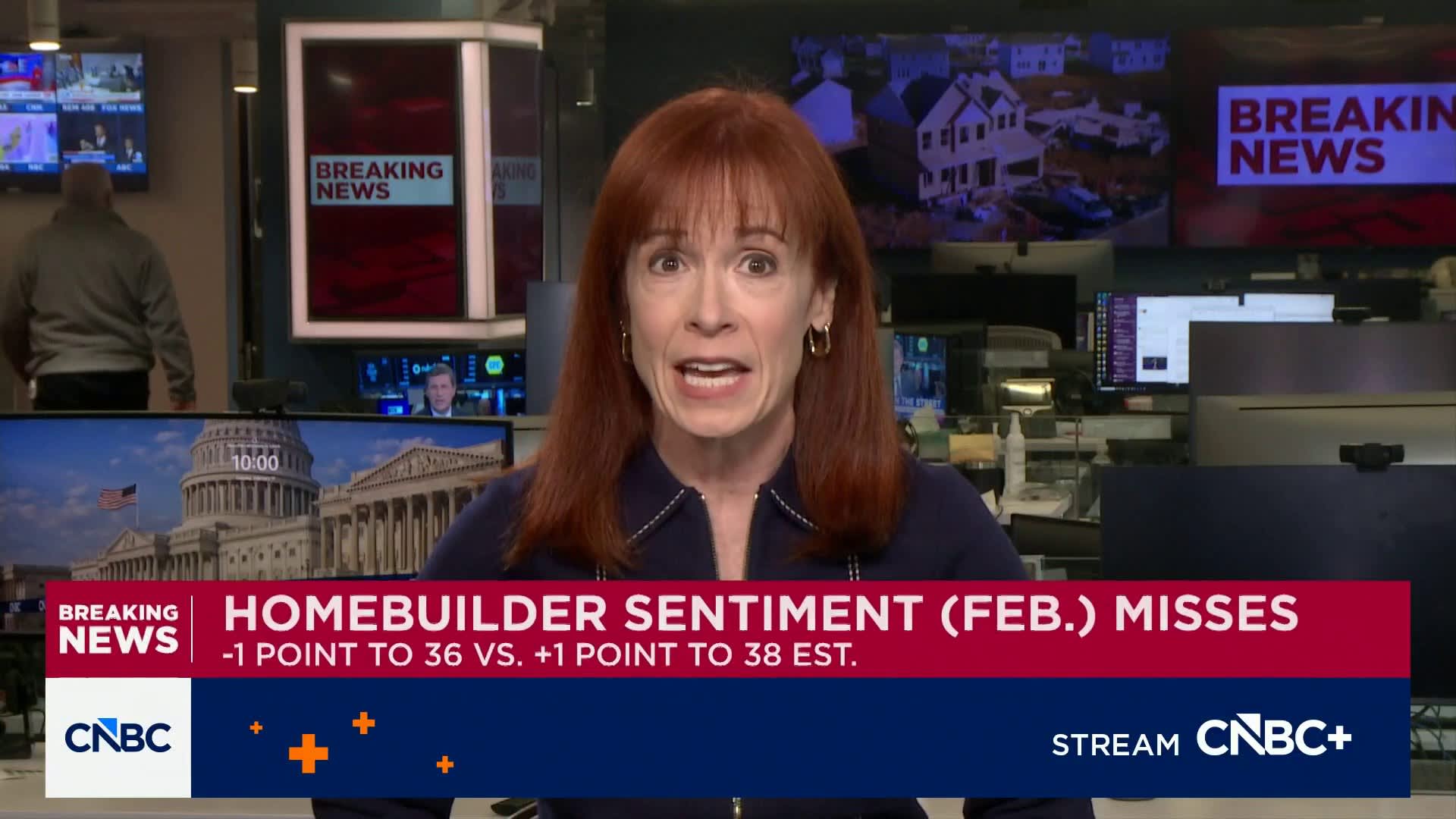 February homebuilder sentiment comes in at 36, missing estimates