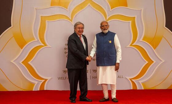 From India, Guterres calls for  billion fund to ensure AI benefits all