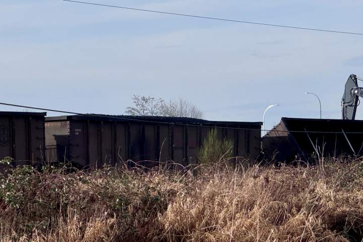 No injuries or hazmat concerns after train derailment in Delta
