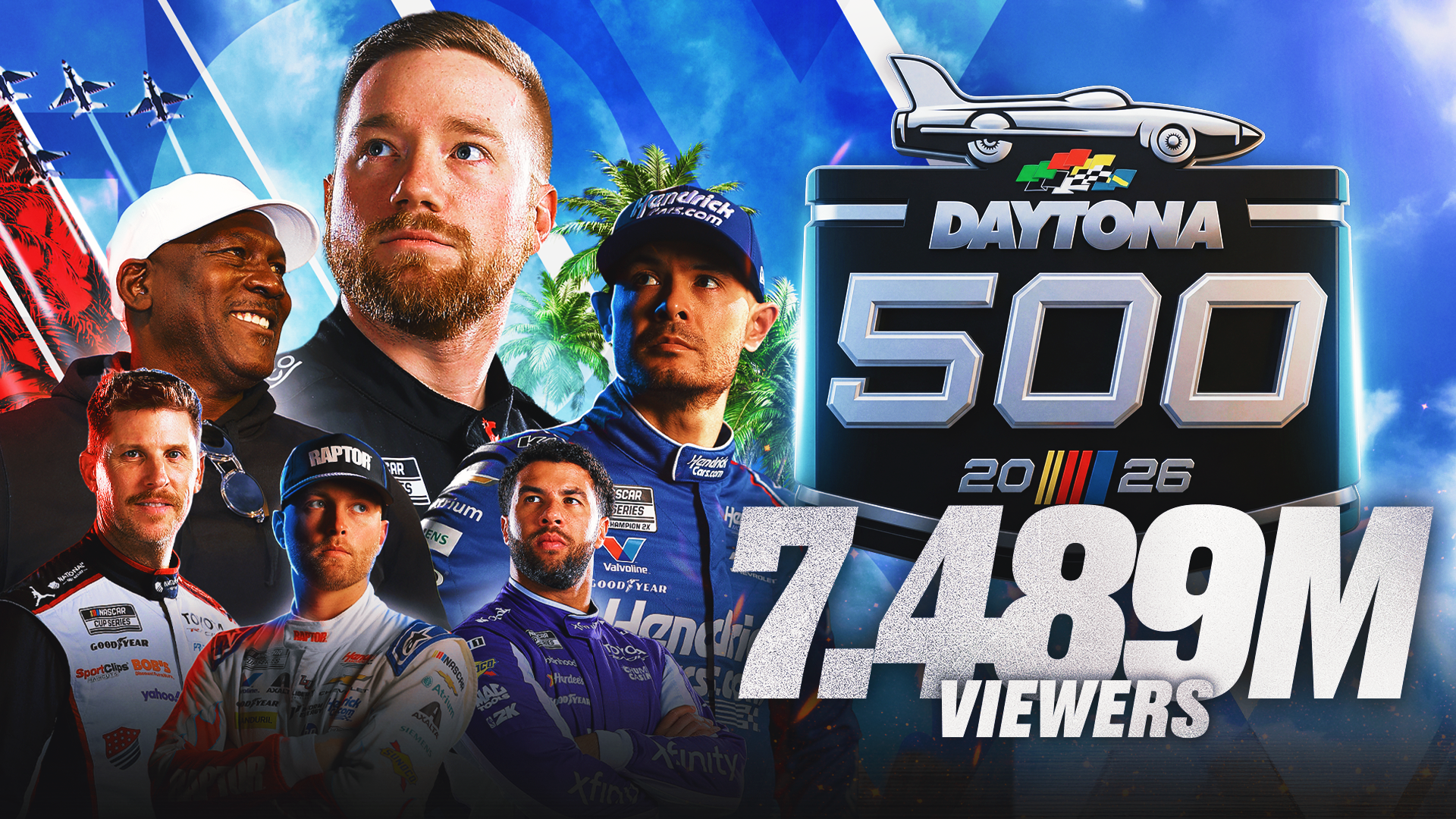 2026 Daytona 500 on FOX Draws 7.5 Million Viewers, Rivals Olympics Coverage