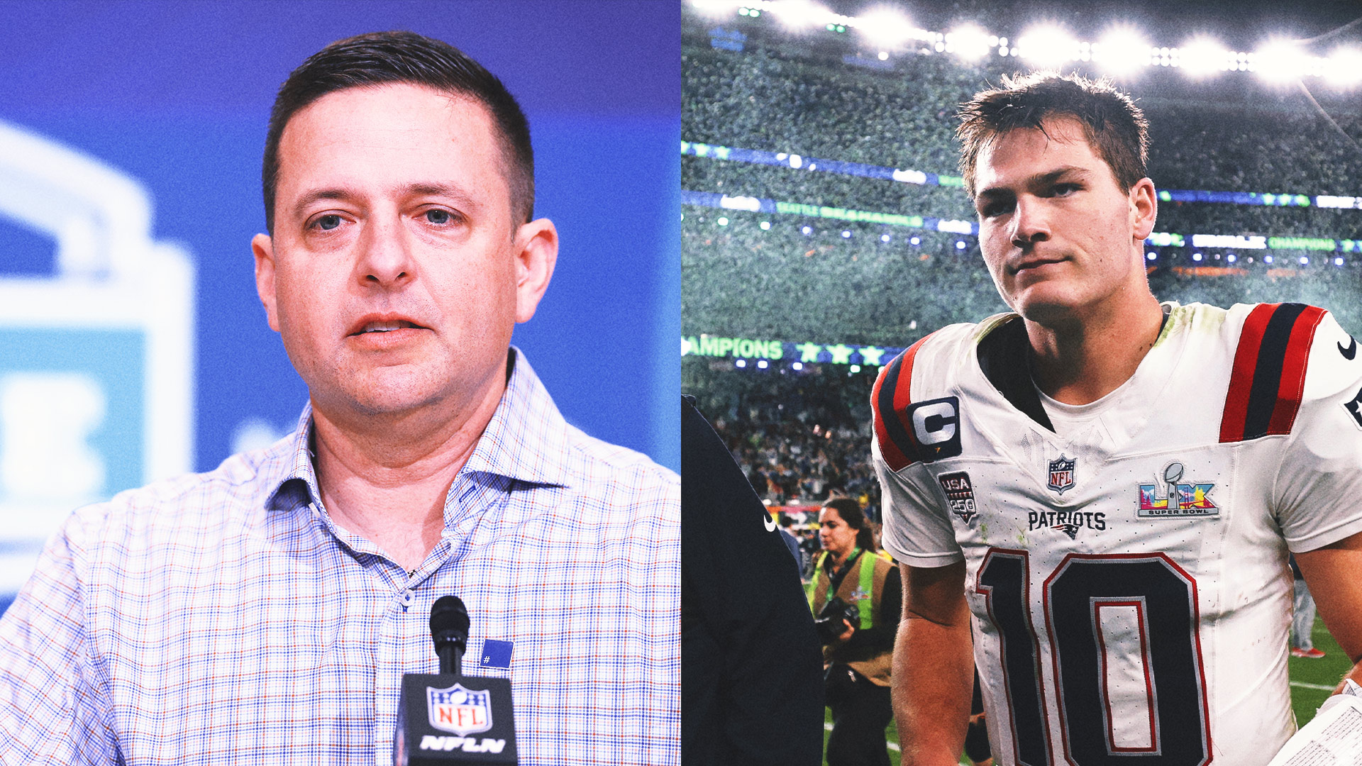 NFL Combine: Patriots GM Expects More ‘Improvement’ From Drake Maye, Will Campbell