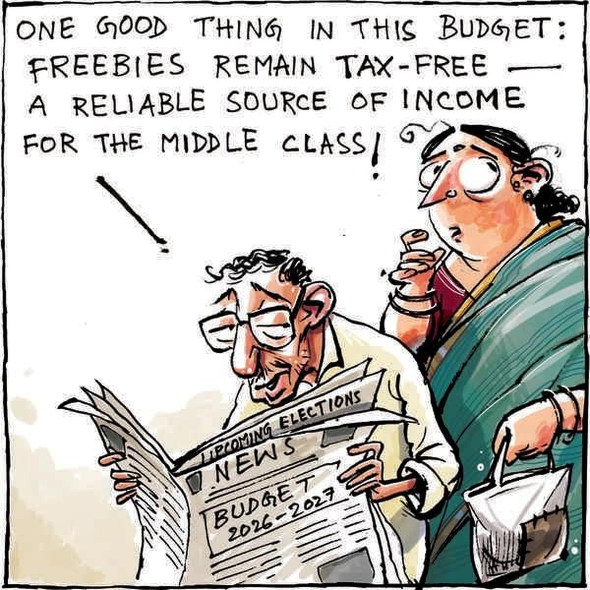 Pocket-size politics: Budget 2026 in cartoons