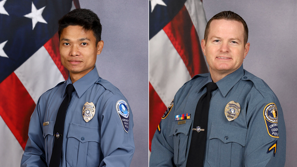 Georgia hotel room shootout leaves 1 officer dead, another seriously wounded