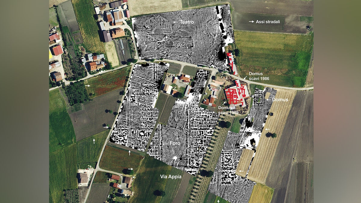 Archaeologists found ancient lost city using drone technology near Appian Way in Italy