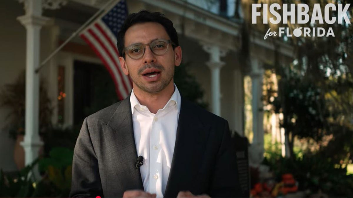 Florida GOP governor candidate James Fishback campaigns on Tinder