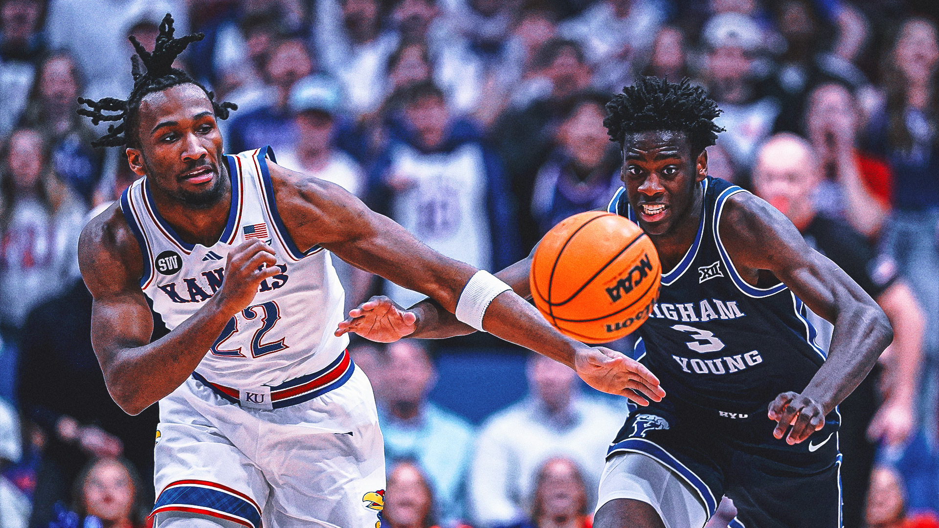 Darryn Peterson Outduels AJ Dybantsa As No. 14 Kansas beats No. 13 BYU 90-82