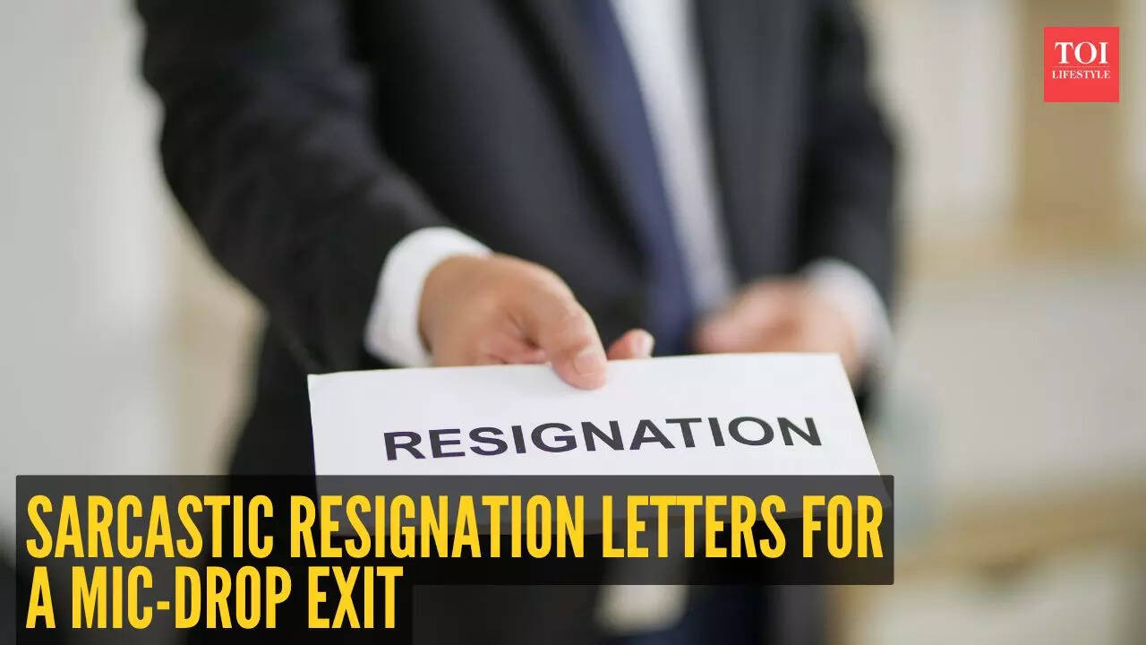 Fed up at work? 5 sarcastic resignation letters for a mic-drop exit