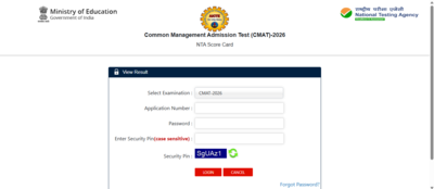 NTA CMAT 2026 result released at cmat.nta.nic.in: Direct link to download scorecards here