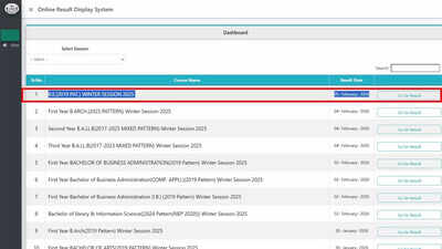 SPPU BE Winter Session result 2026 released at unipune.ac.in: Direct link to download here