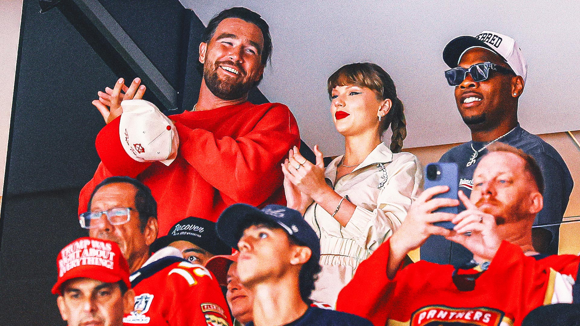 Taylor Swift, Travis Kelce attend Stanley Cup Final alongside Wayne Gretzky