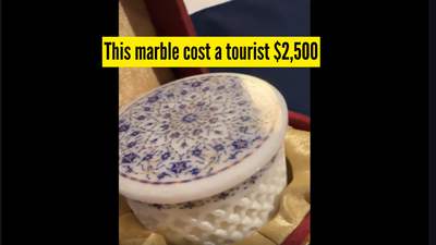 “Was I scammed?” Tourist asks after buying a small marble souvenir in Agra for ,500; sparks scam debate |