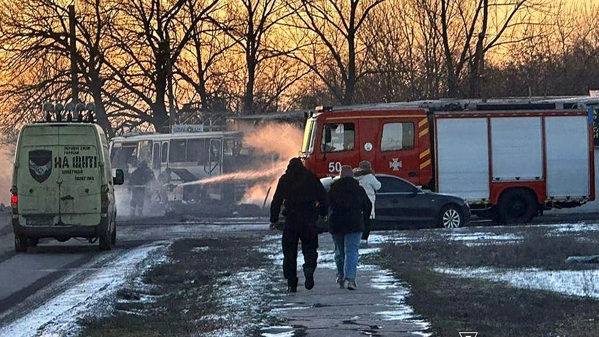 Russian drone kills 12 Ukrainian miners in bus attack in Dnipropetrovsk