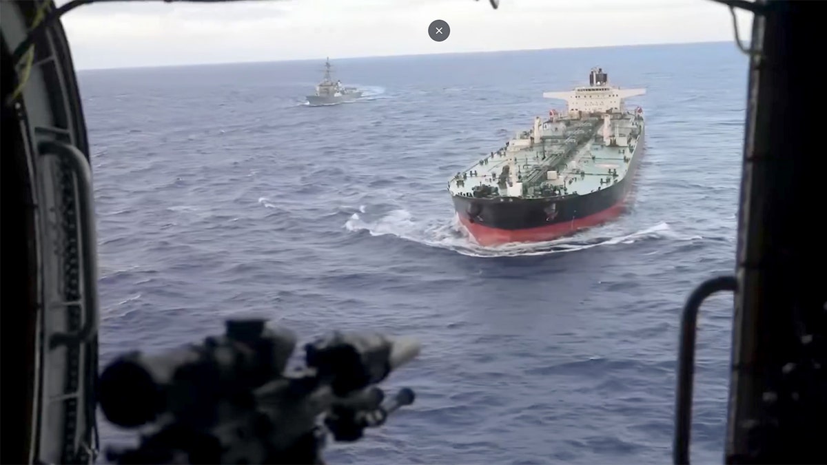 War Department announces it boarded vessel after hunting it down