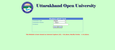 Uttarakhand Open University admit card released for December 2025 session: Direct link to download hall ticket here