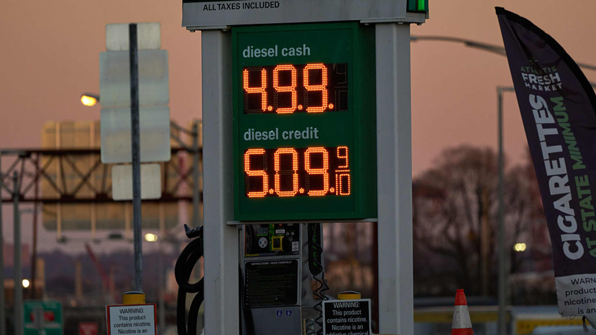 Diesel surges to  per gallon as Iran war disrupts oil supplies