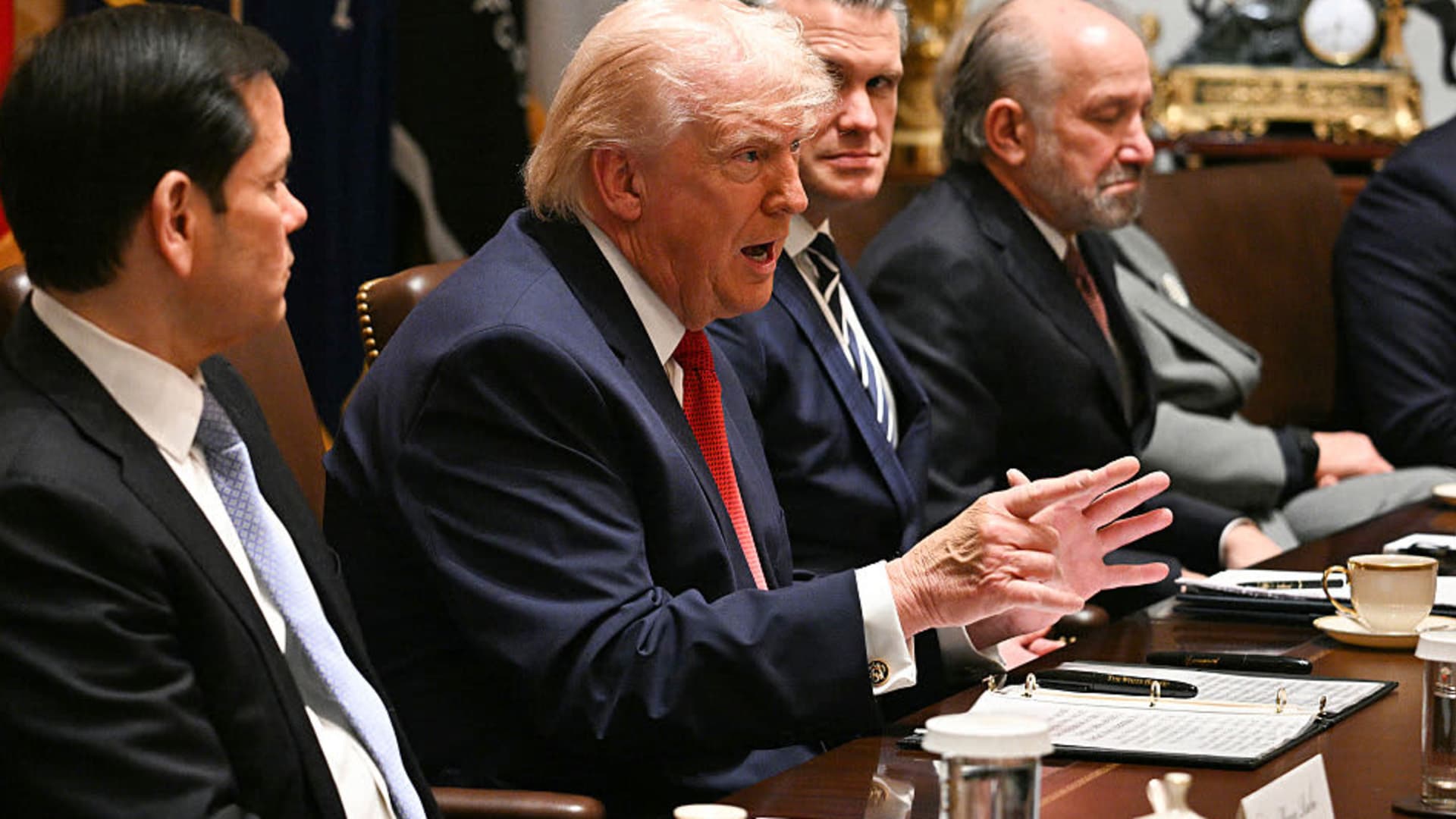 Trump says Iran let 10 oil ships through Strait of Hormuz as ‘present’