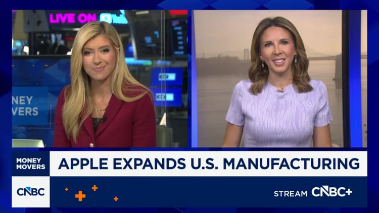 Apple expands American manufacturing program with four new partners