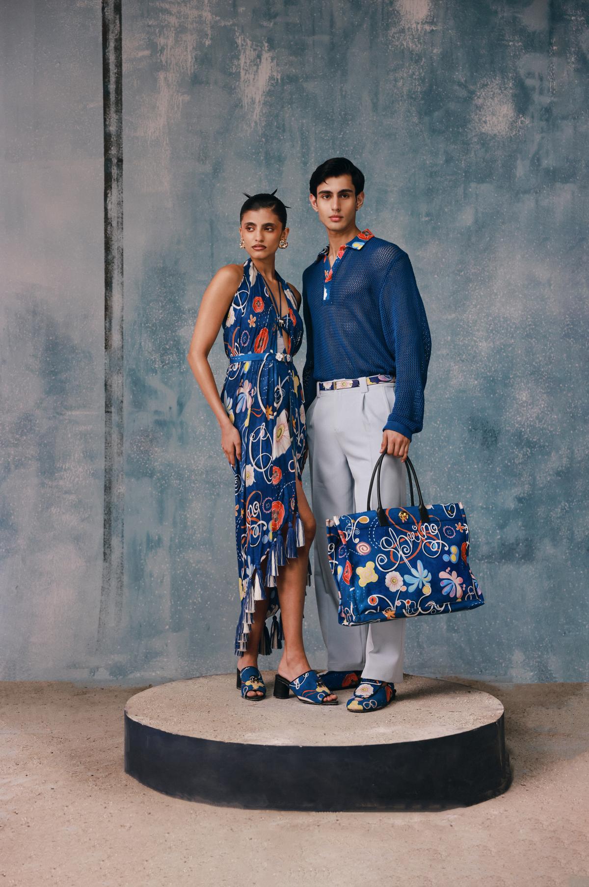 Shivan & Narresh’s Springlie collection draws from Hilma af Klint’s abstract art