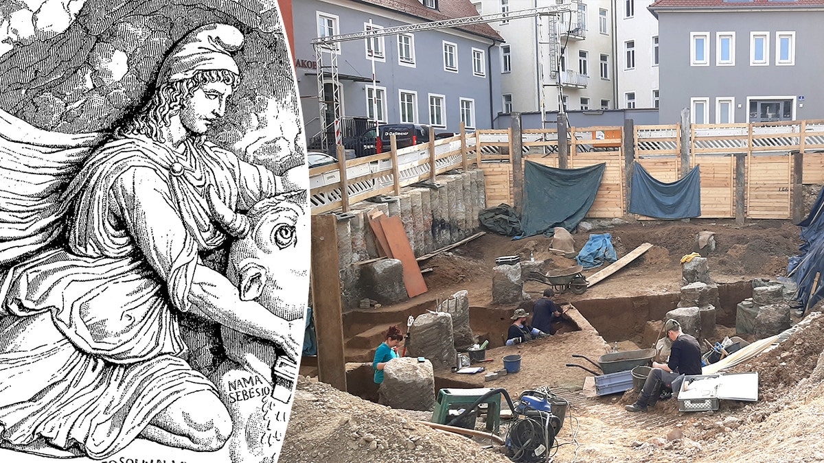 ‘Very rare’ Roman Mithras temple unearthed by archaeologists in construction discovery