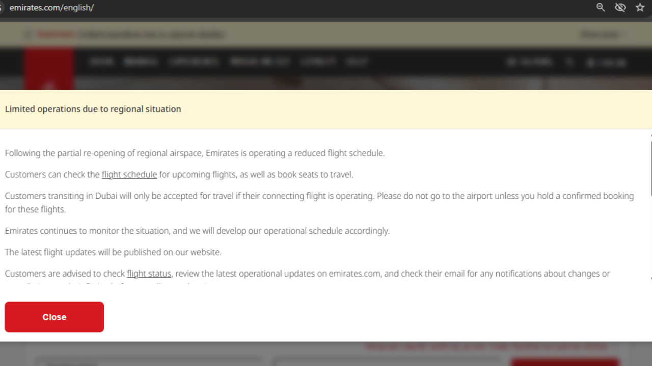 UAE flights update, March 12: Emirates, Etihad, Flydubai, Air Arabia resume limited operations with rebooking options |