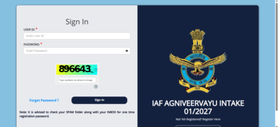 Casb Admit Card: IAF Agniveervayu admit card released for 01/2027 intake: Direct link to download hall ticket here