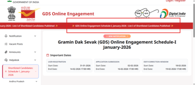India Post GDS result 2026 released: Direct link to download state-wise merit list for 28,636 posts here