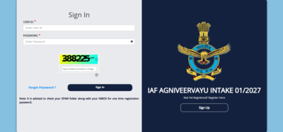 Indian Air Force re-opens application for Agniveer Vayu intake 01/2027: Apply by March 10, direct link here |