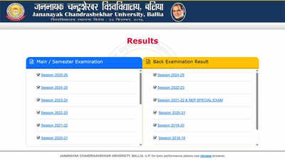 Jncu Result 2026: JNCU releases B.A, B.Sc, B.Com part-I, II, III and BBA results for March 2026 under NEP out at jncu.in; check here