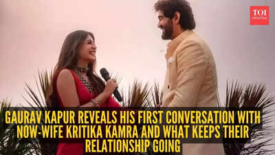 Gaurav Kapur: “We talked for an hour and it was…”: Gaurav Kapur reveals his first conversation with now-wife Kritika Kamra and what keeps their relationship going