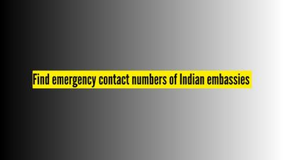 West Asia crisis: MEA sets up control room; releases emergency contact numbers of Indian embassies |