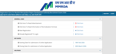 MMRDA recruitment 2026: Apply online for 235 AE, JE, and other posts, direct link here |