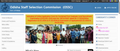 OSSC CHSL 2026 registration begins today: Check steps to apply, key dates here |