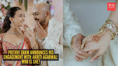Prithvi Shaw Engagement: “She’s my perfect innings!”: Cricketer Prithvi Shaw announces his engagement with girlfriend – Who is Akriti Agarwal?