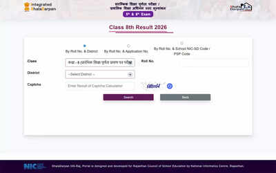 Shala Darpan 8Th Result 2026: RBSE Class 8 result 2026 released on Shala Darpan, over 12 lakh students clear exams; check direct link here