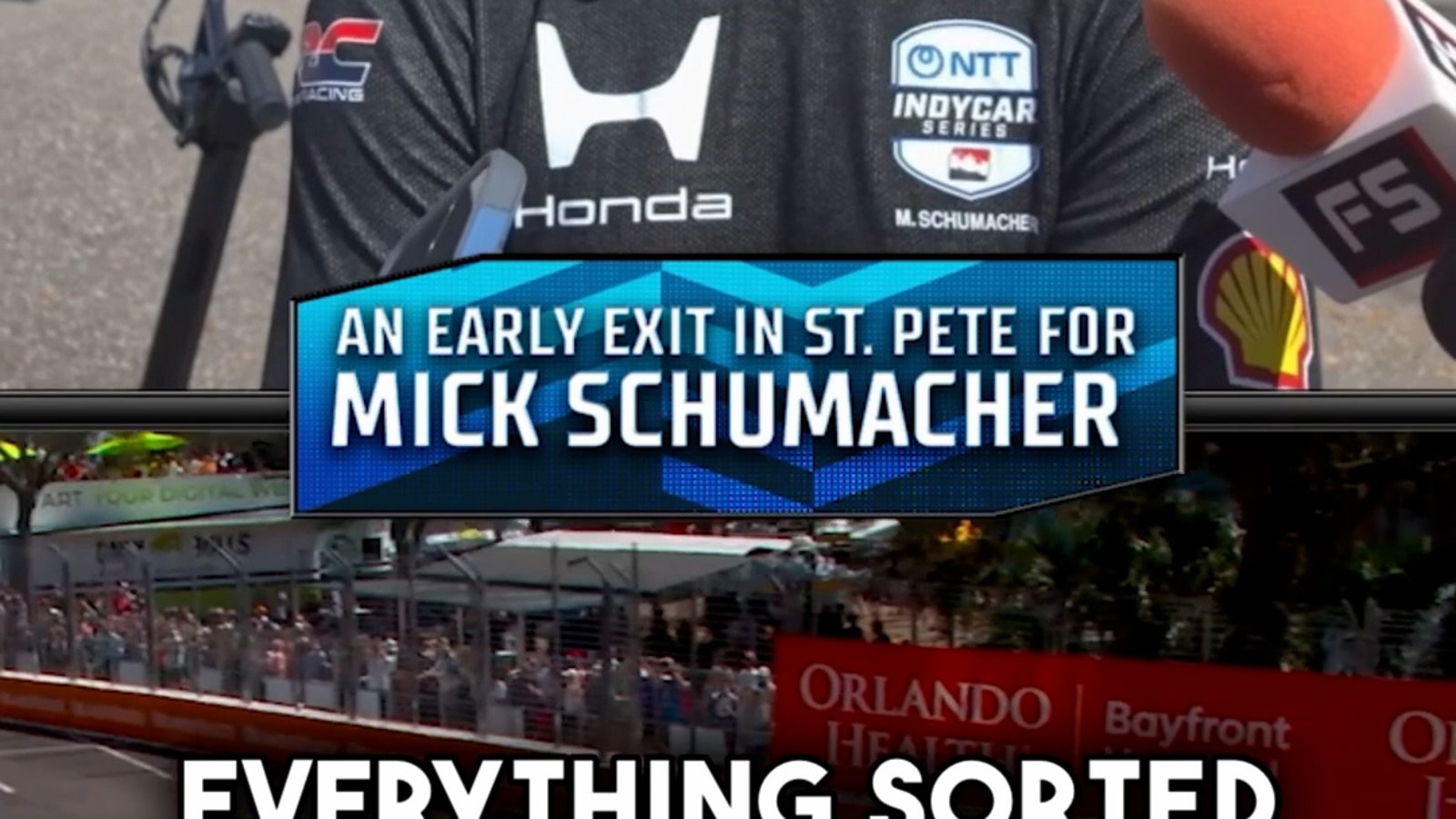 Mick Schumacher has ‘That’s Racing’ Moment with First-Lap Crash in INDYCAR Debut
