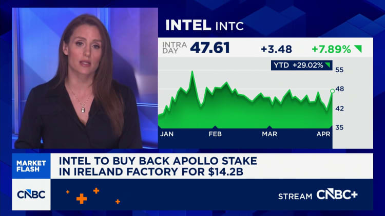 Intel stock pops as it buys back Ireland chip fab in sign of strength